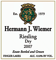 Hermann J. Wiemer - Riesling Dry Finger Lakes (750ml) (750ml)