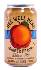 Bee Well Mead - Ginger Peach (4 pack 12oz cans) (4 pack 12oz cans)