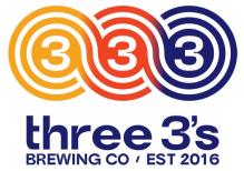 Three 3s - White Noiz 4 Pack Cans (4 pack 16oz cans) (4 pack 16oz cans)