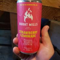 Burnt Mills Cider Company - Strawberry Lemonade (4 pack 16oz cans)